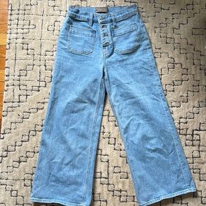 Point Sur wide leg crop jeans